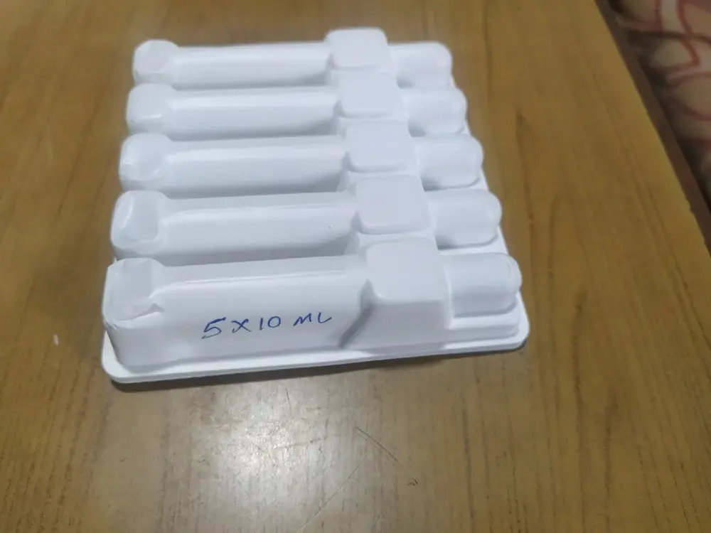5 x 10 ml Ampoule Packaging Tray