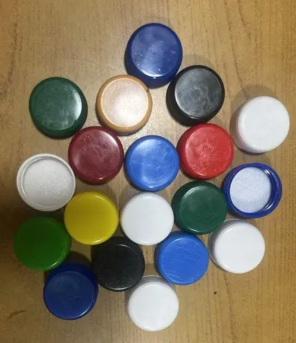 Glass bottle colour cap